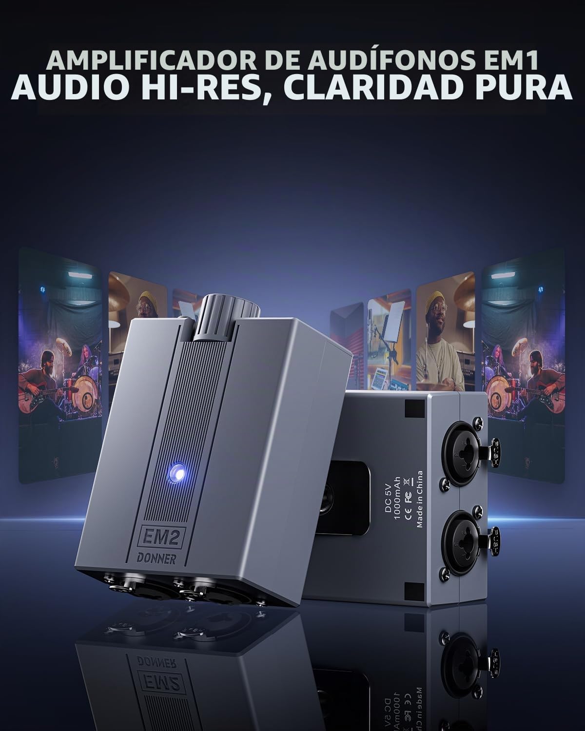 Donner EM2 Amplificador de audífonos in-ear estéreo