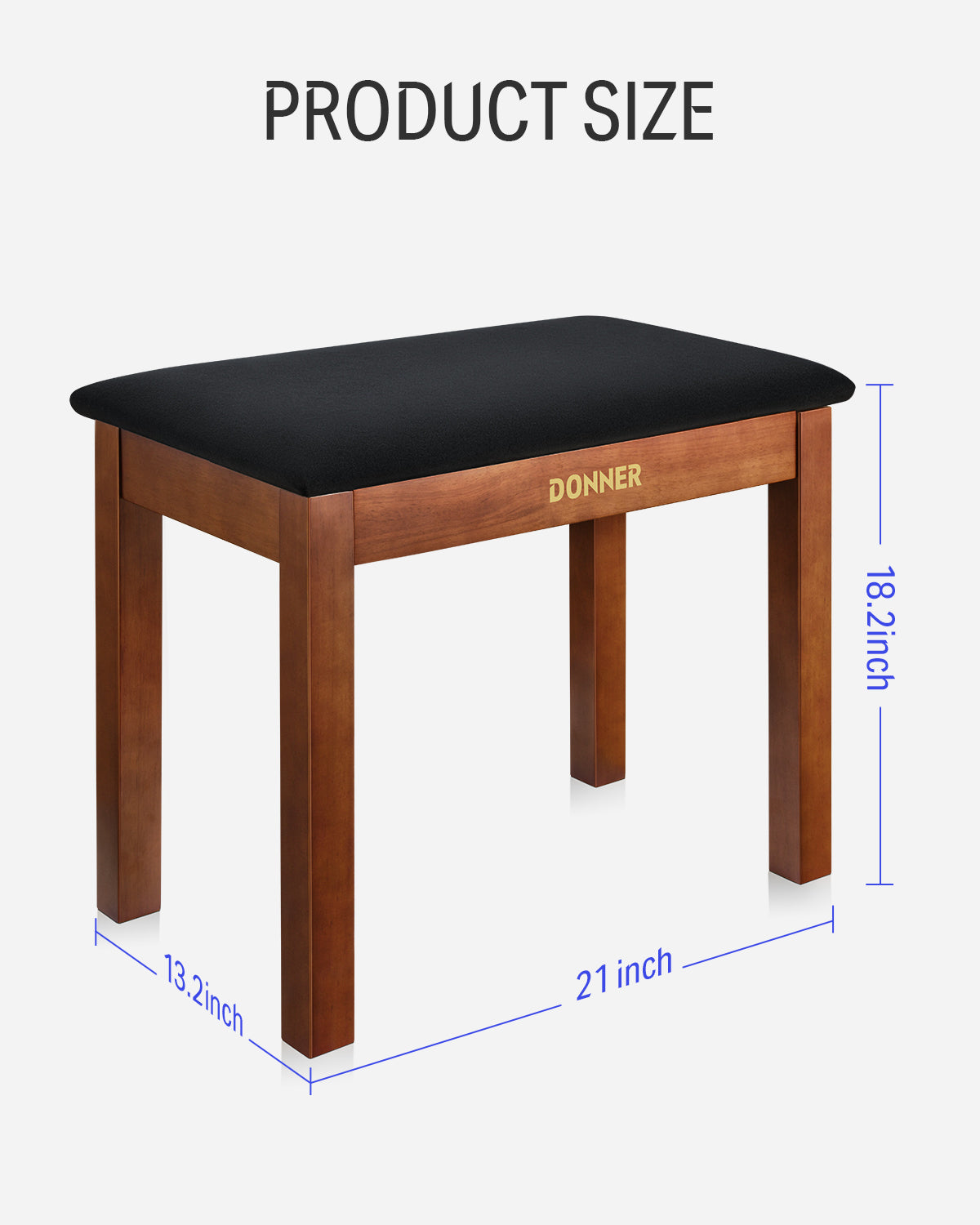 Donner DKB-10 Banqueta de piano madera