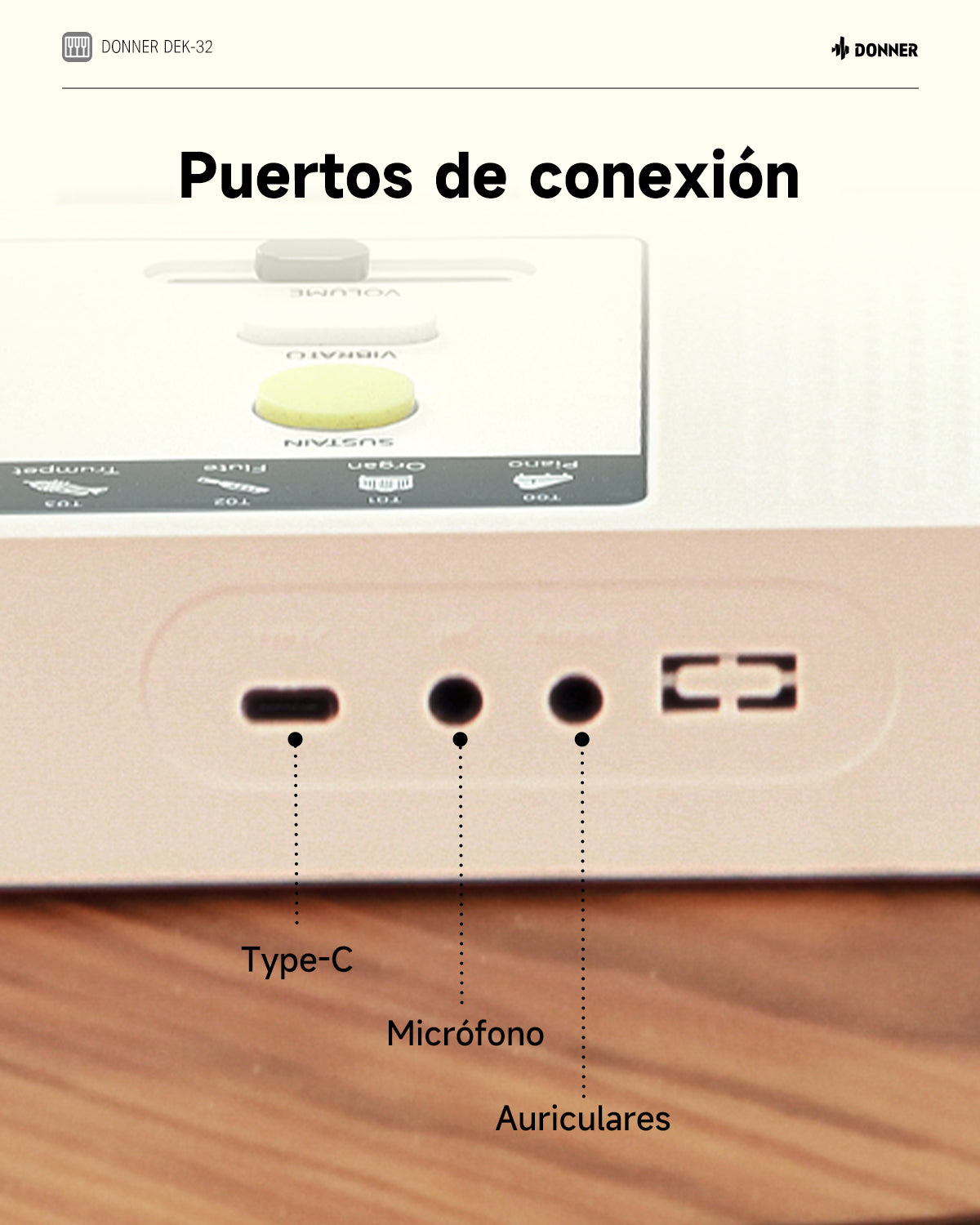 Donner DEK-32 Teclado electrónico de 32 mini teclas EC7497