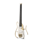 Donner HUSH X PRO Guitarra eléctrica de viaje White-Luxe