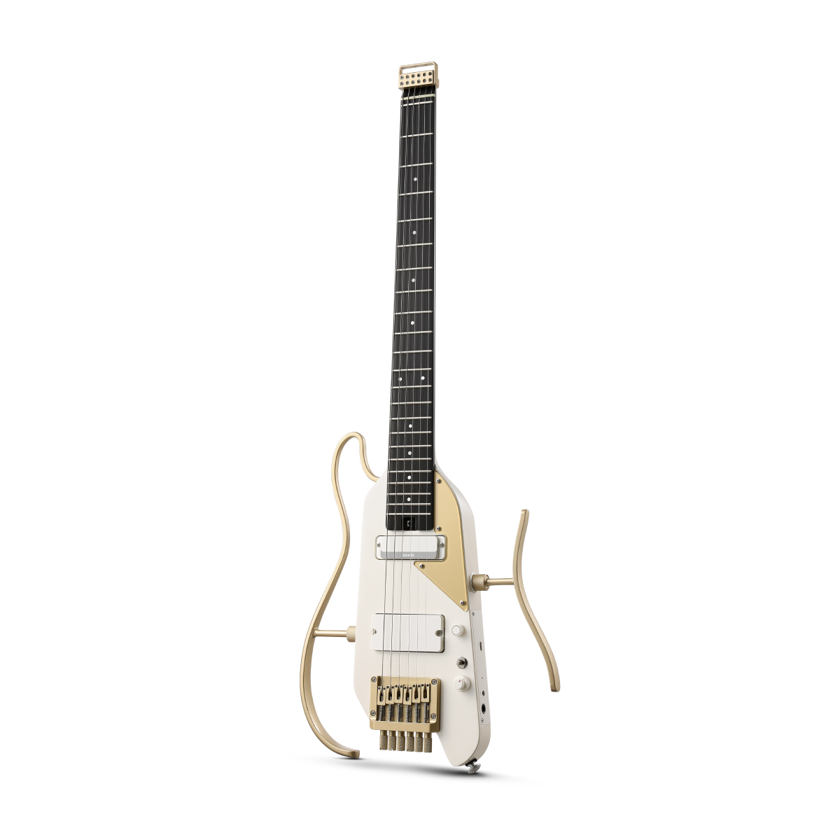 Donner HUSH X PRO Guitarra eléctrica de viaje White-Luxe