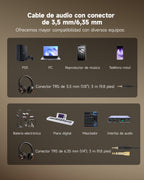 Donner M100 Audífonos de monitoreo cerrados