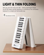 Donner DP-06 Teclado digital plegable de 61 teclas