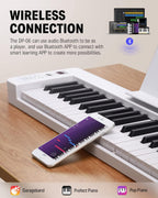 Donner DP-06 Teclado digital plegable de 61 teclas