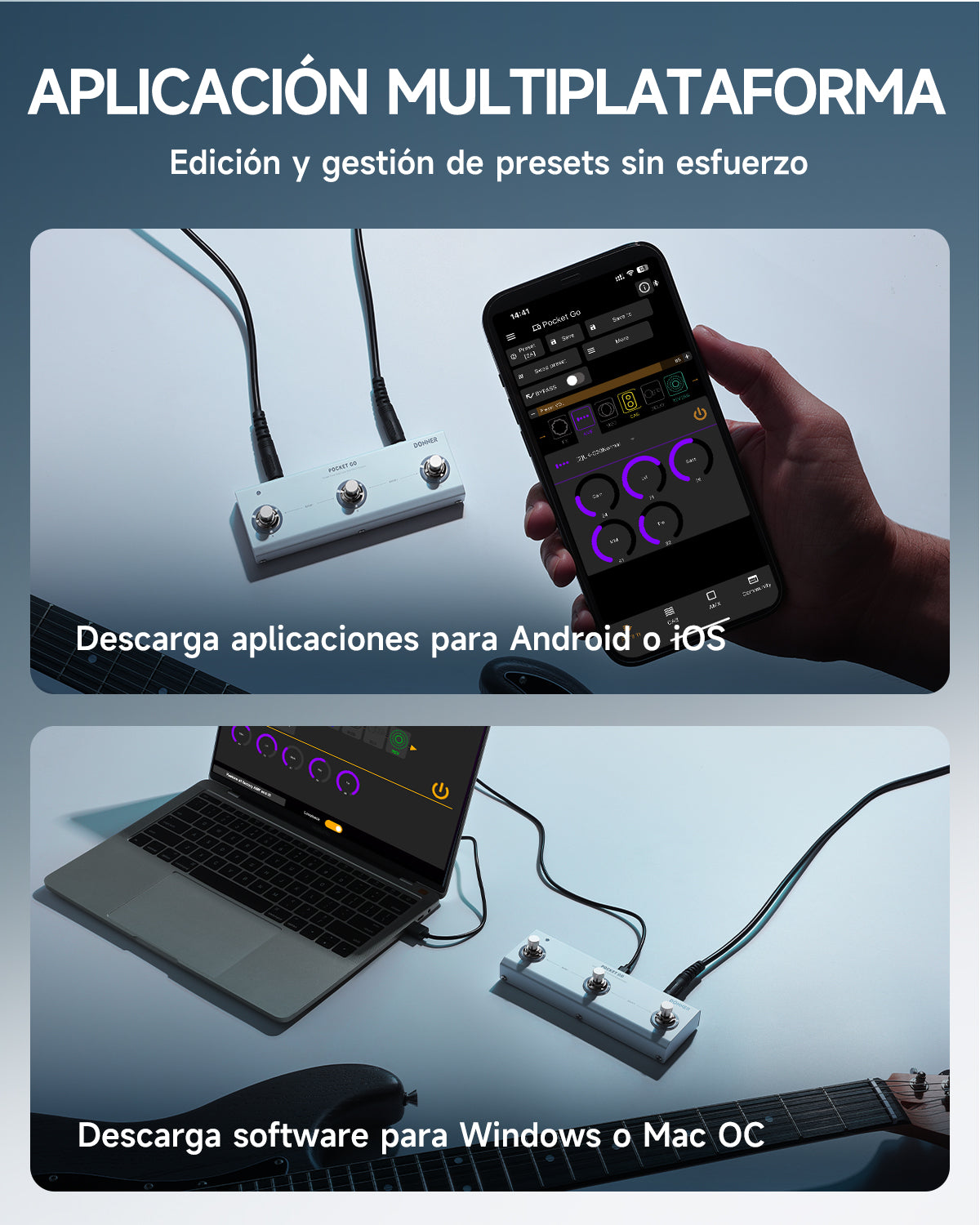 Donner Pocket Go Pedal multiefectos portátil