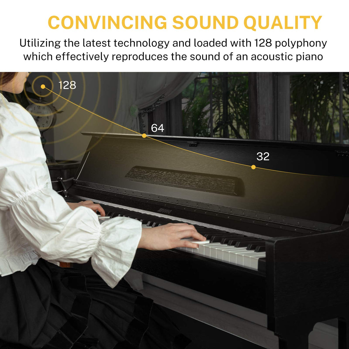 Donner DDP-90 Piano digital vertical de 88 teclas