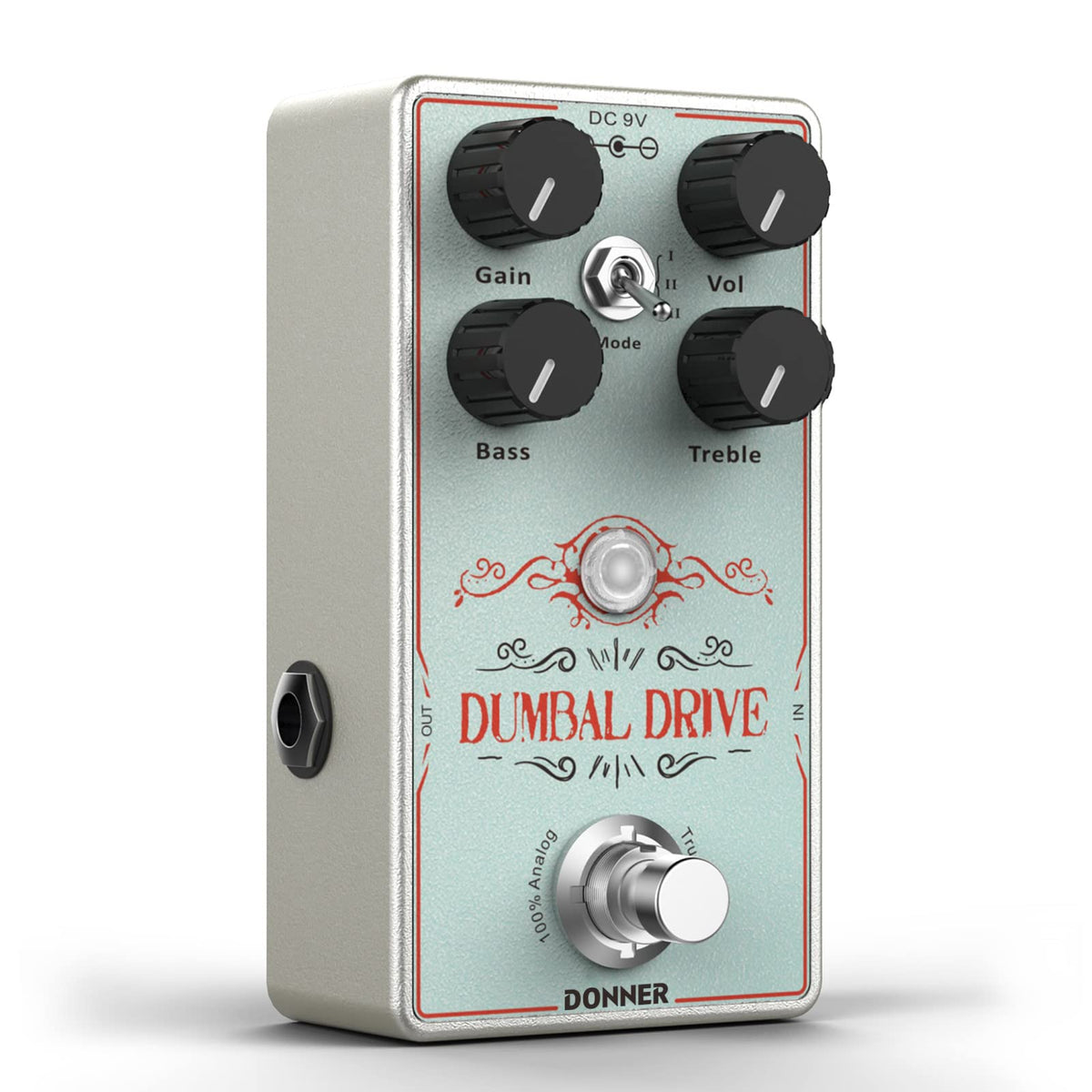 Donner White Tape Pedal de delay estéreo