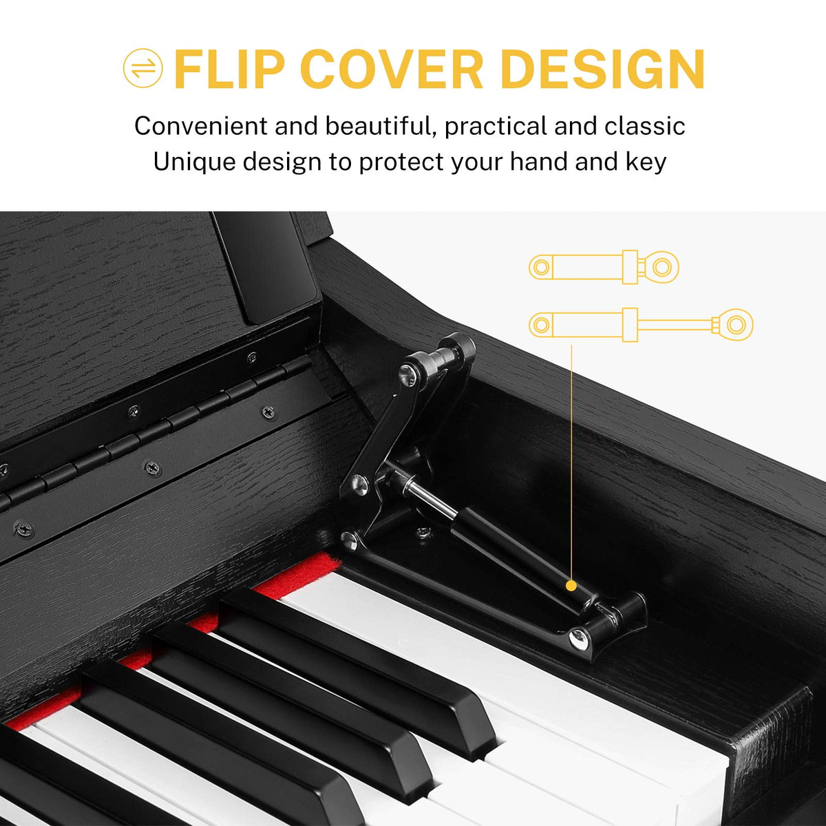 Donner DDP-90 Piano digital vertical de 88 teclas