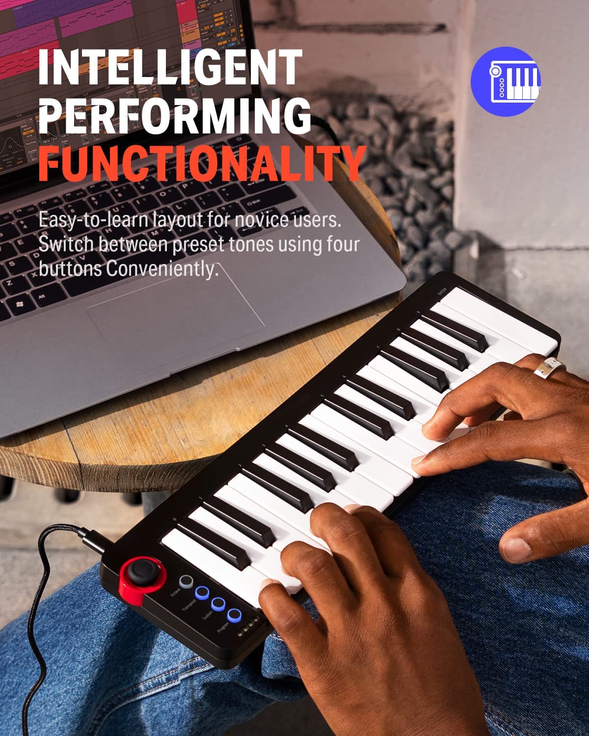 Donner N-25 Teclado MIDI de 25 teclas