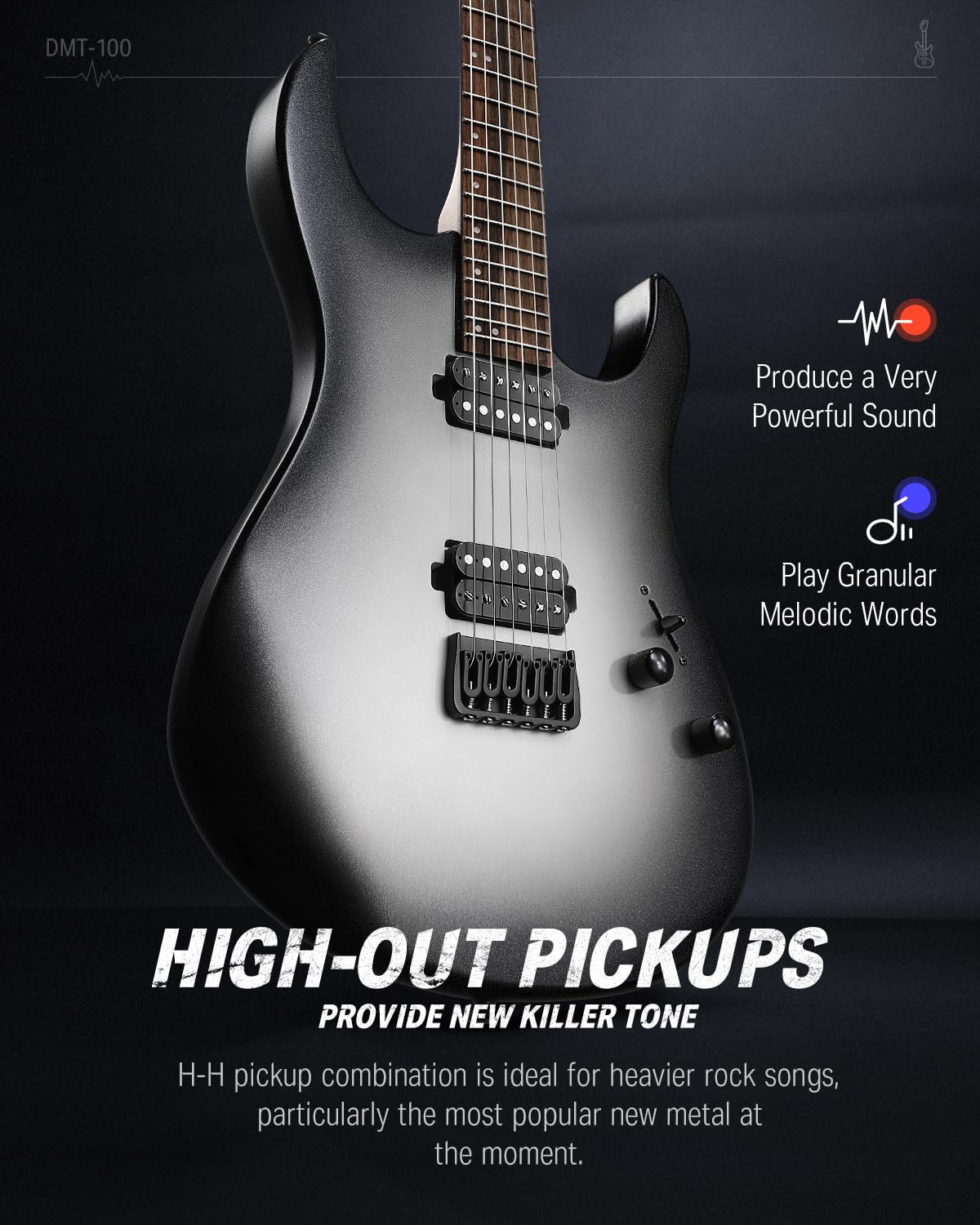 Donner DMT-100 Kit de guitarra eléctrica EC6737