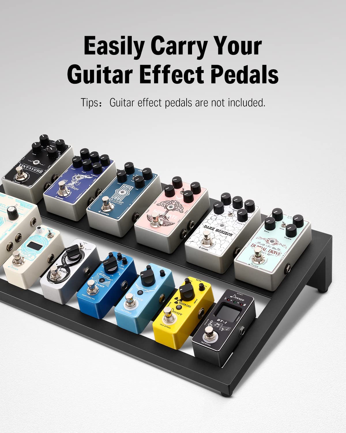 Donner DB-3 Pedalboard de aluminio de 45 × 30 cm