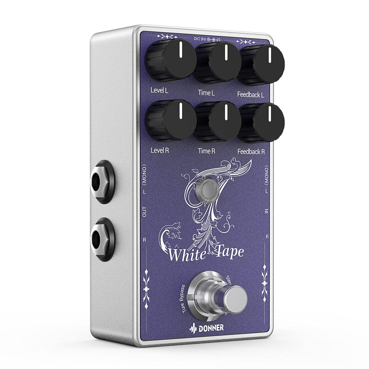 Donner White Tape Pedal de delay estéreo