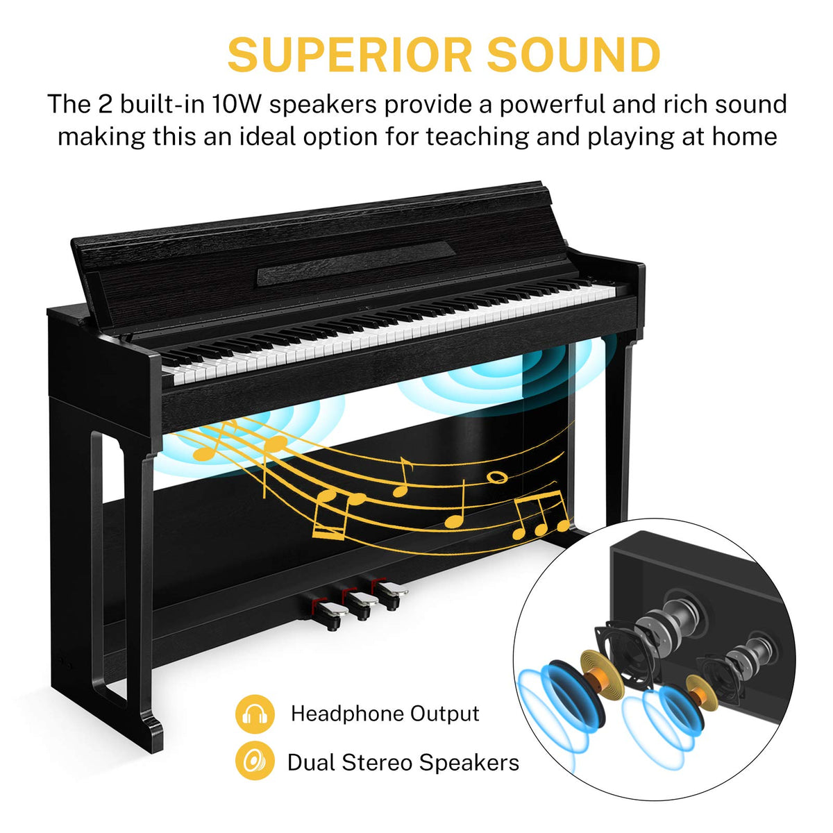 Donner DDP-90 Piano digital vertical de 88 teclas