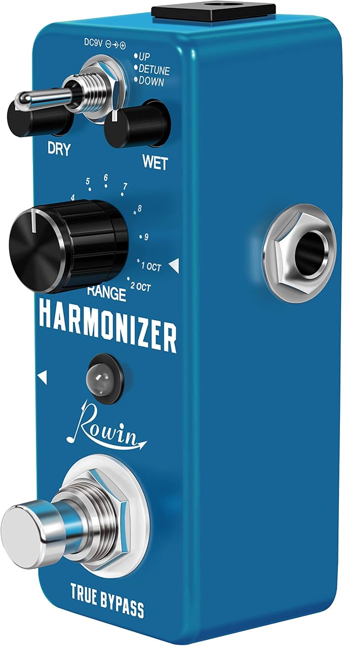 Rowin Harmonizer - Pedal de guitarra digital polifónico True Bypass LEF-3807