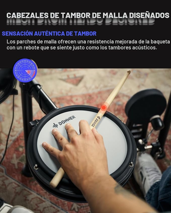Donner Batería Electrónica DED-200MAX
