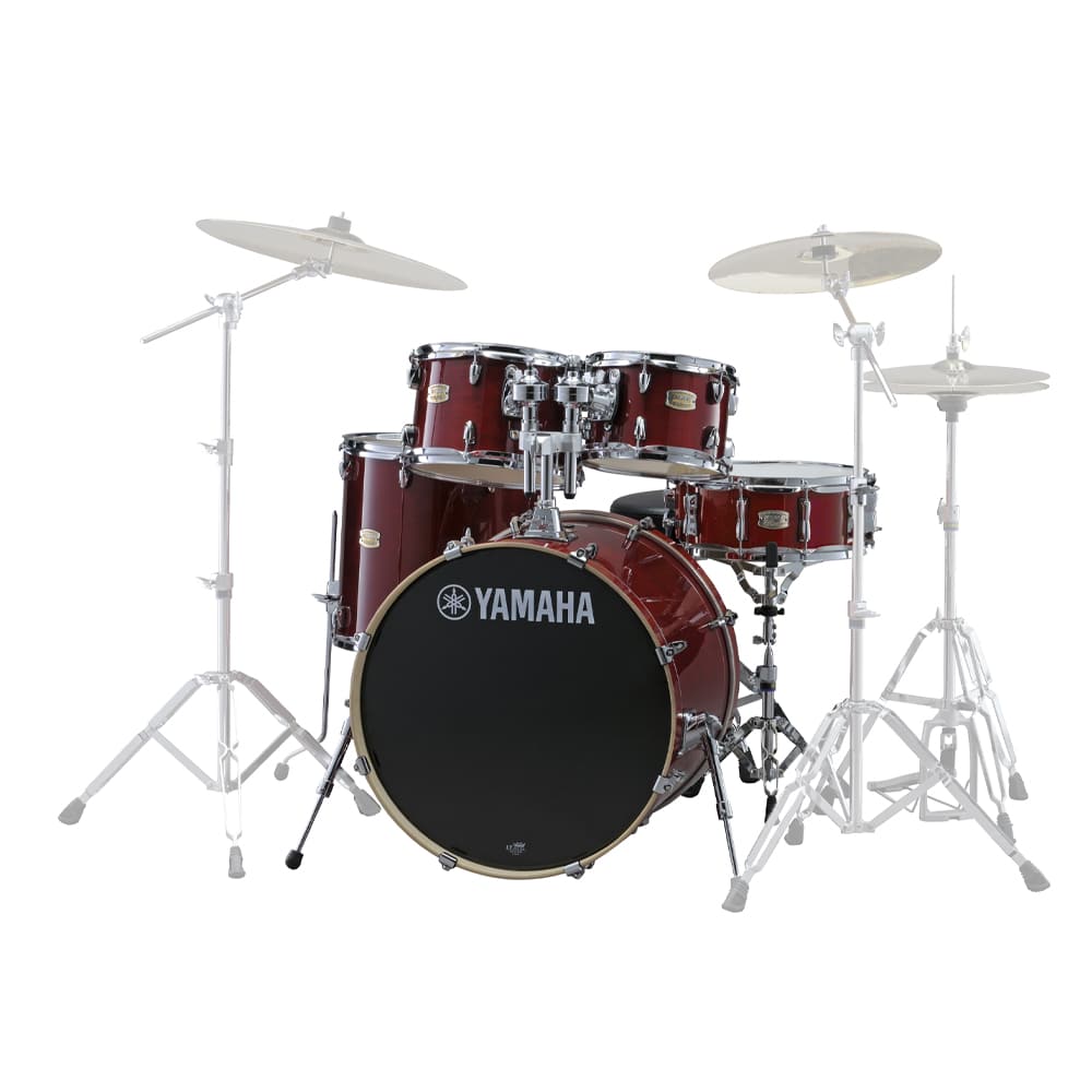 Set Bateria Stage Custom Birch con bombo 22" Cranberry Red