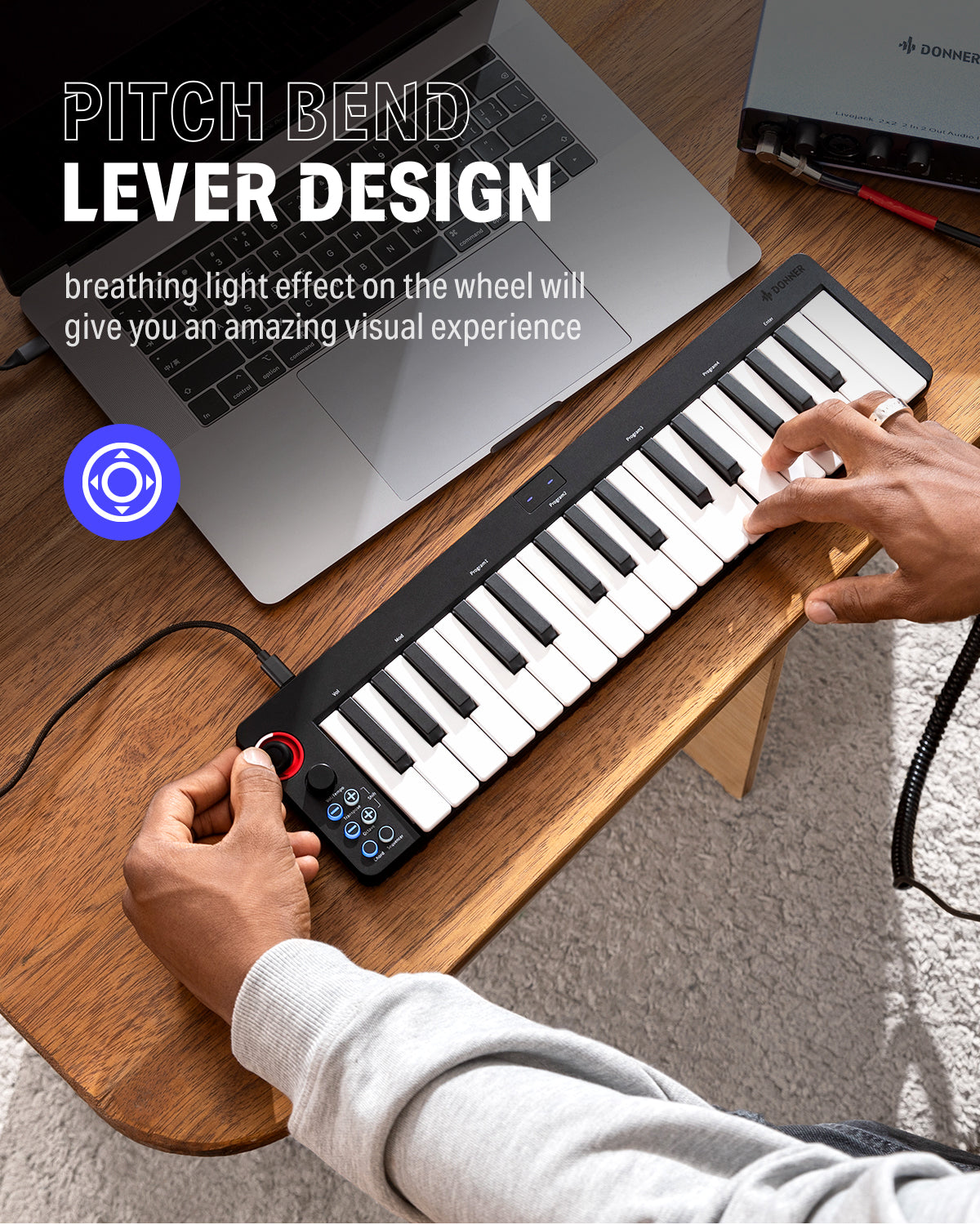 Donner N-32 Teclado MIDI de 32 teclas