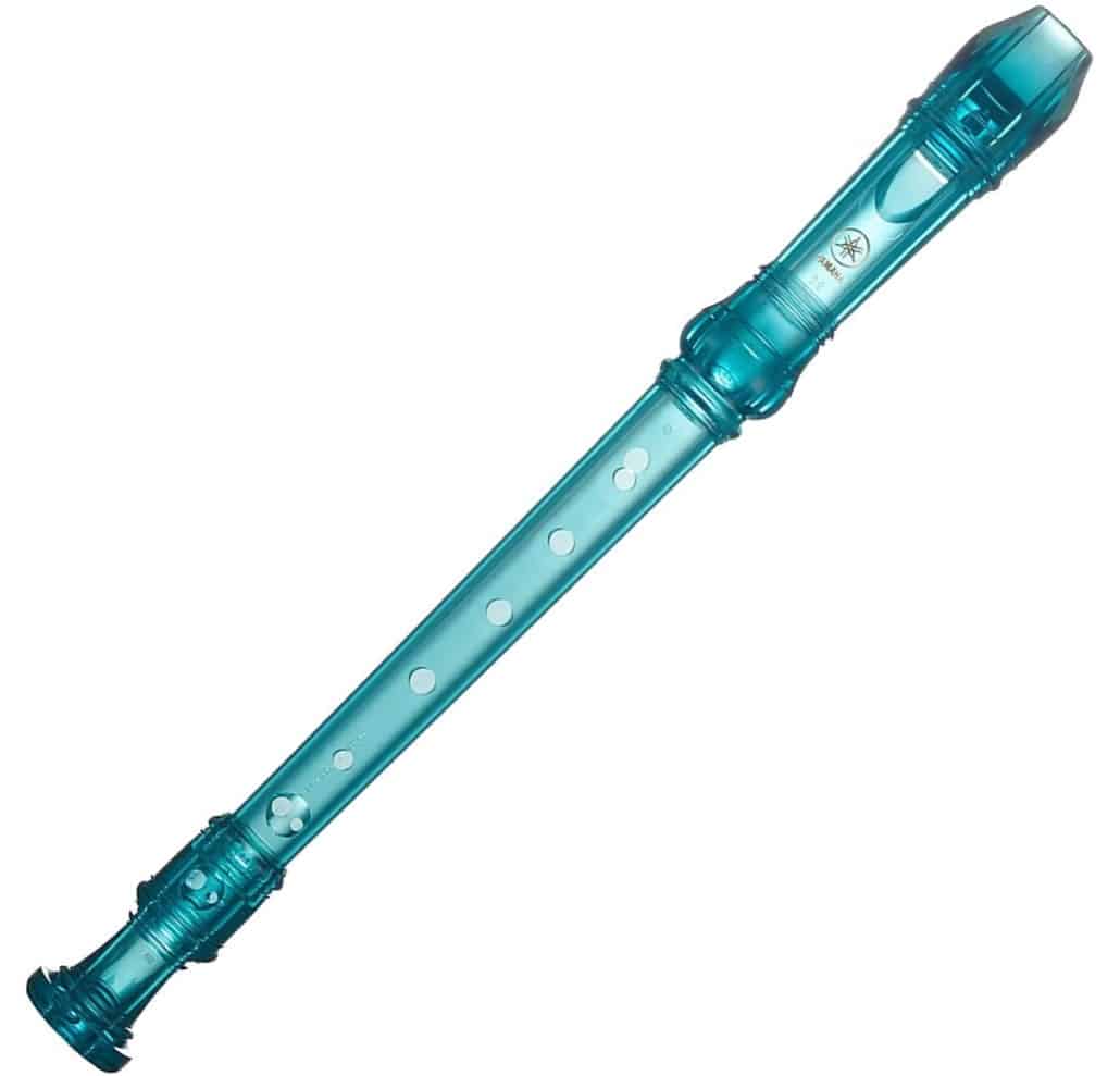 Flauta Dulce Soprano Digitacion Alemana YRS-20G Translucent Blue - Yamaha