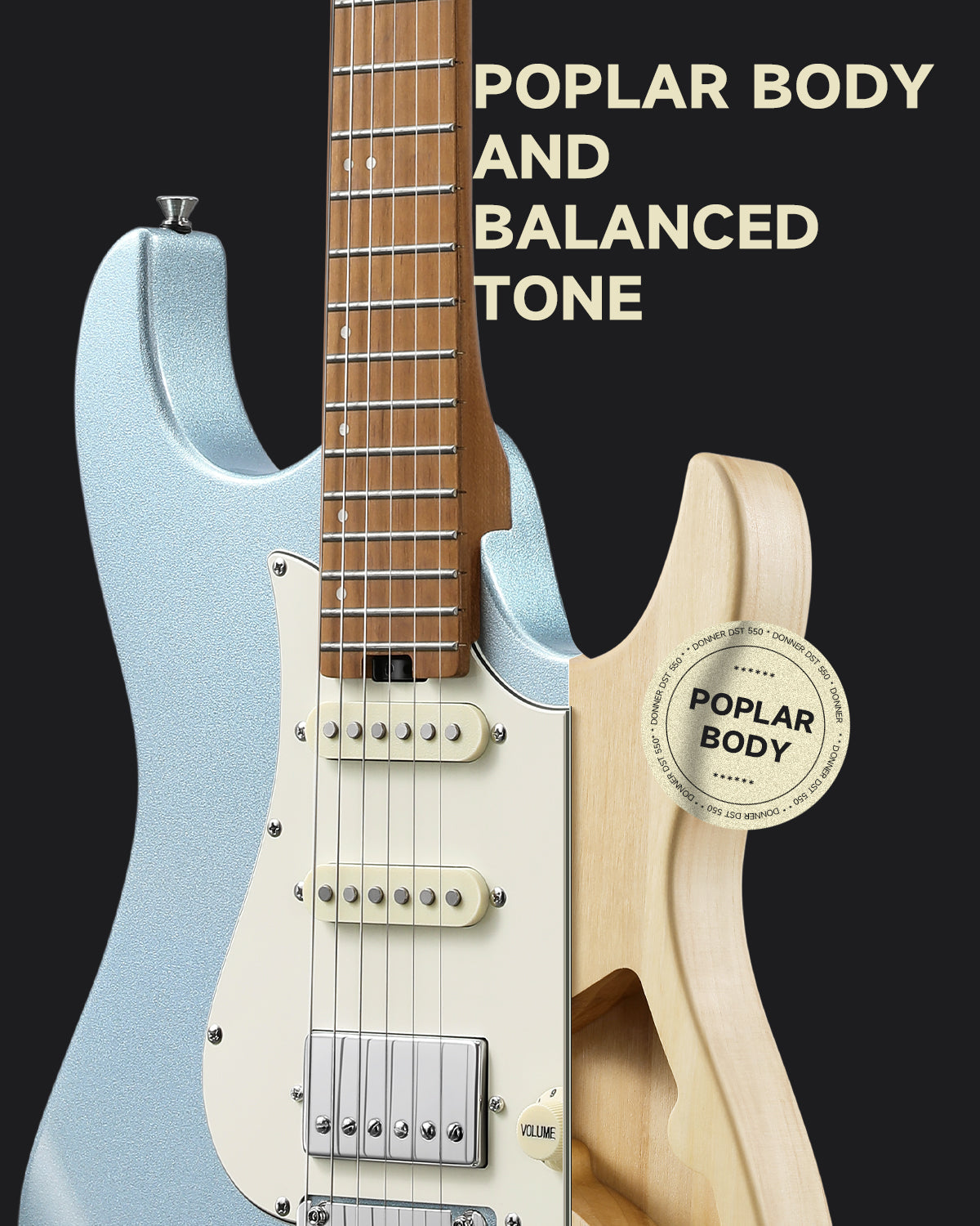 Donner DST-550 Guitarra eléctrica EC7148