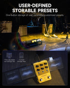Donner VERSA Yellow Fall II Pedal de delay y reverb