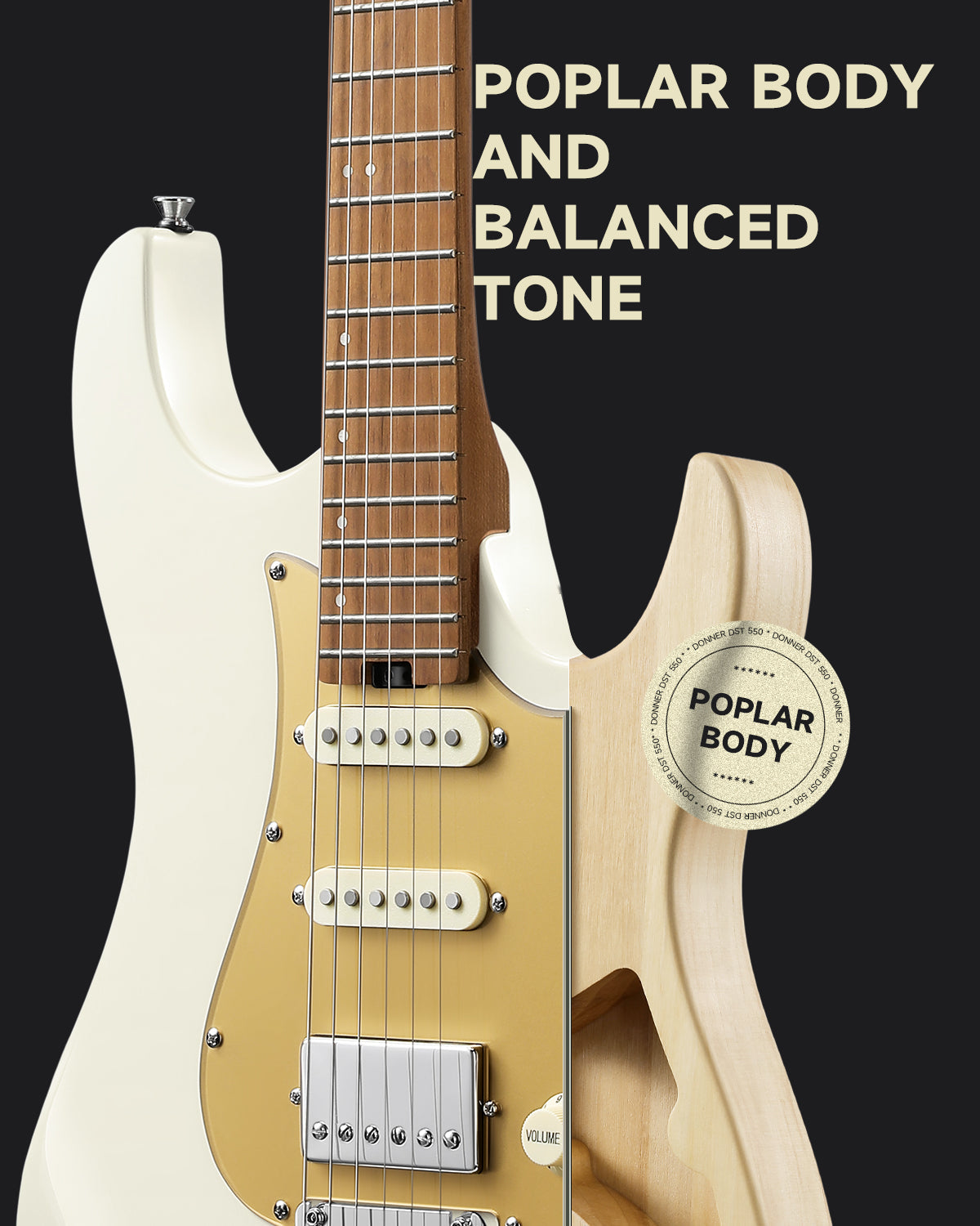 Donner DST-550 Guitarra eléctrica EC7148
