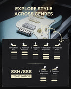 Donner DST-550 Guitarra eléctrica EC7148