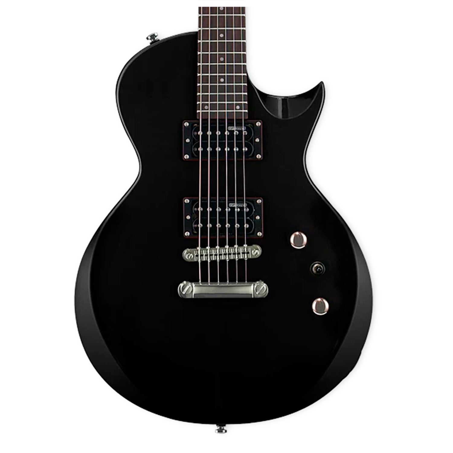 Guitarra Eléctrica Eclipse EC-10 Black Con Funda - LTD