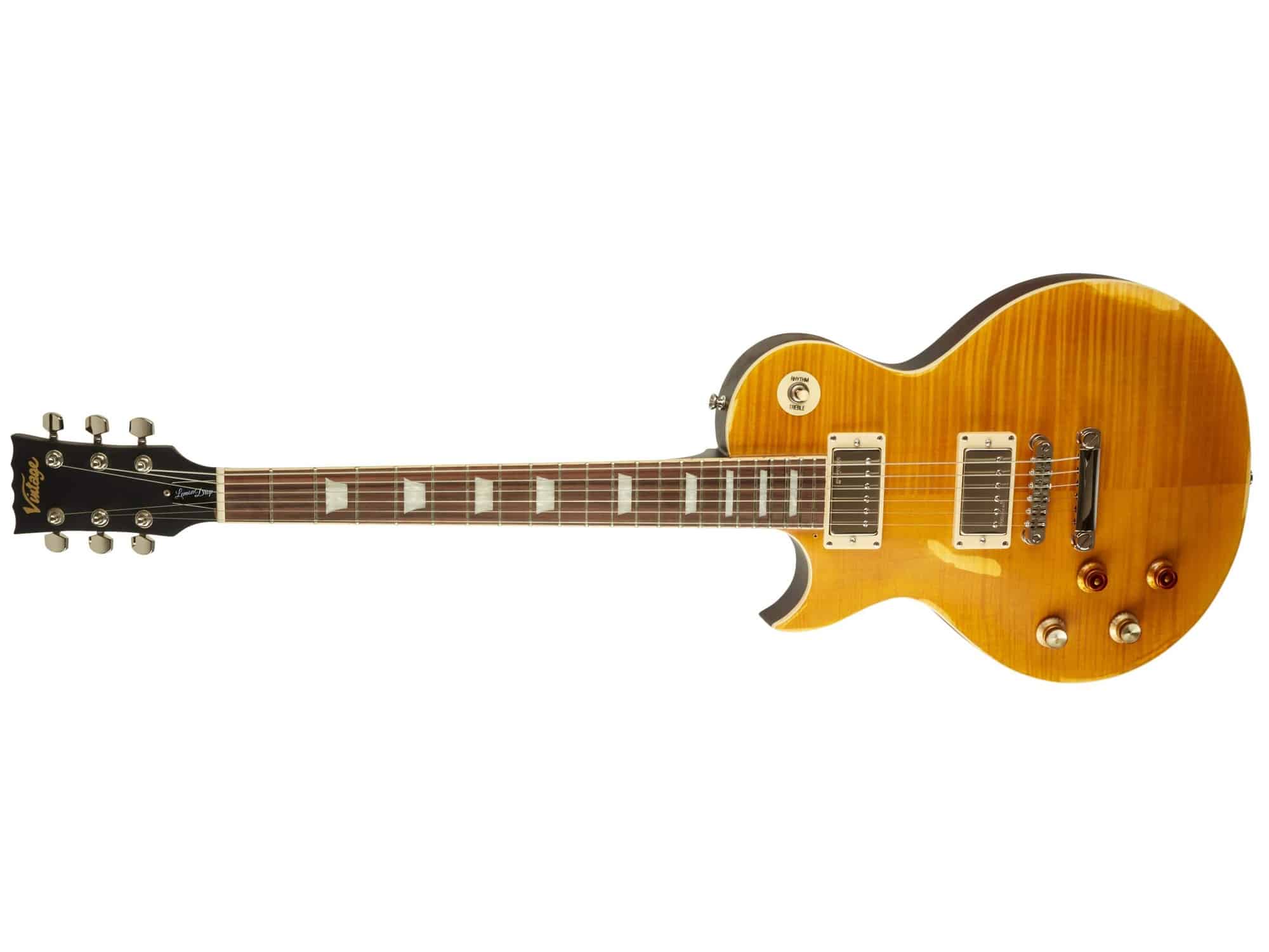 Vintage Guitarra Eléctrica Zurda Lv100mrpgm