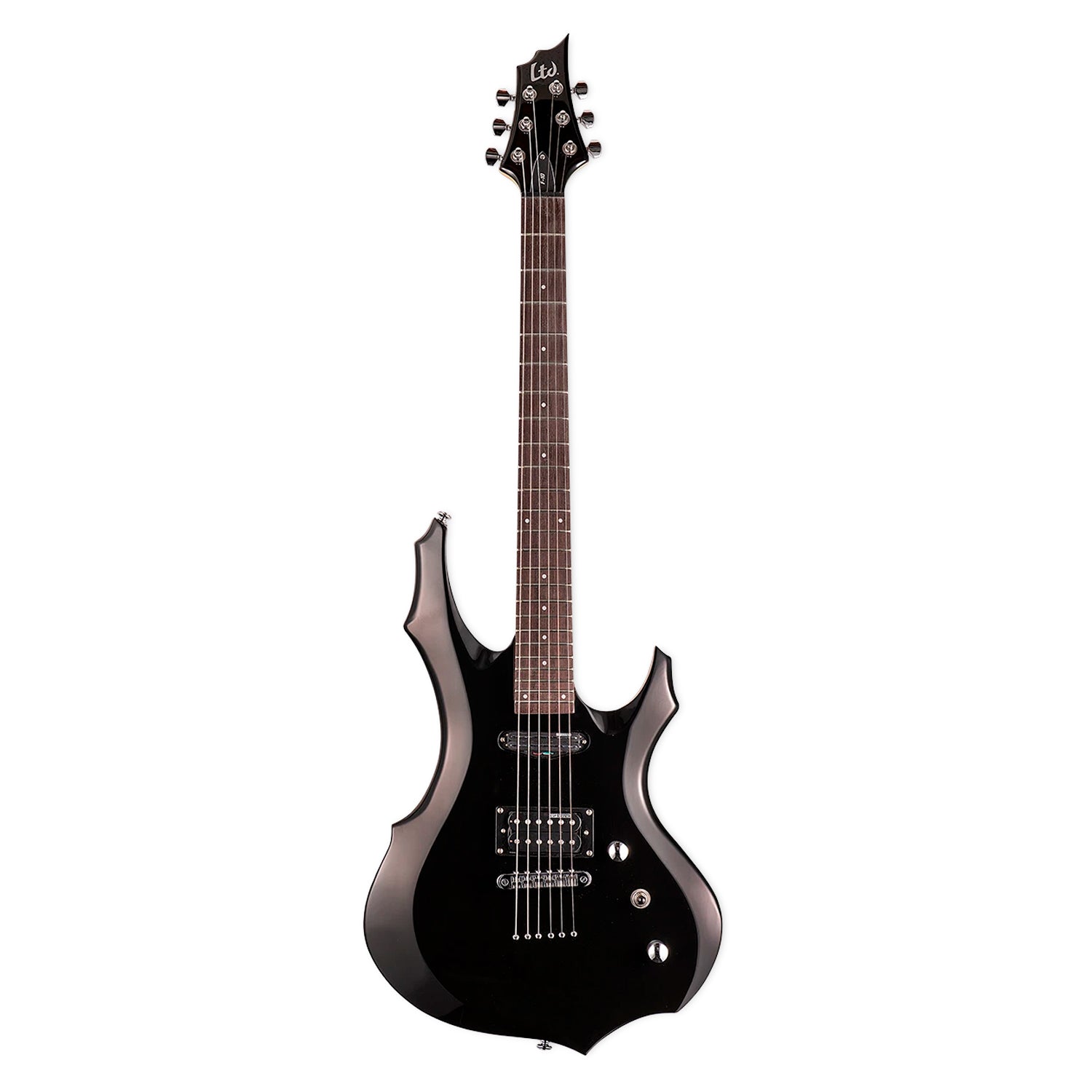 Guitarra Eléctrica Serie F-10 Black Con Funda - LTD