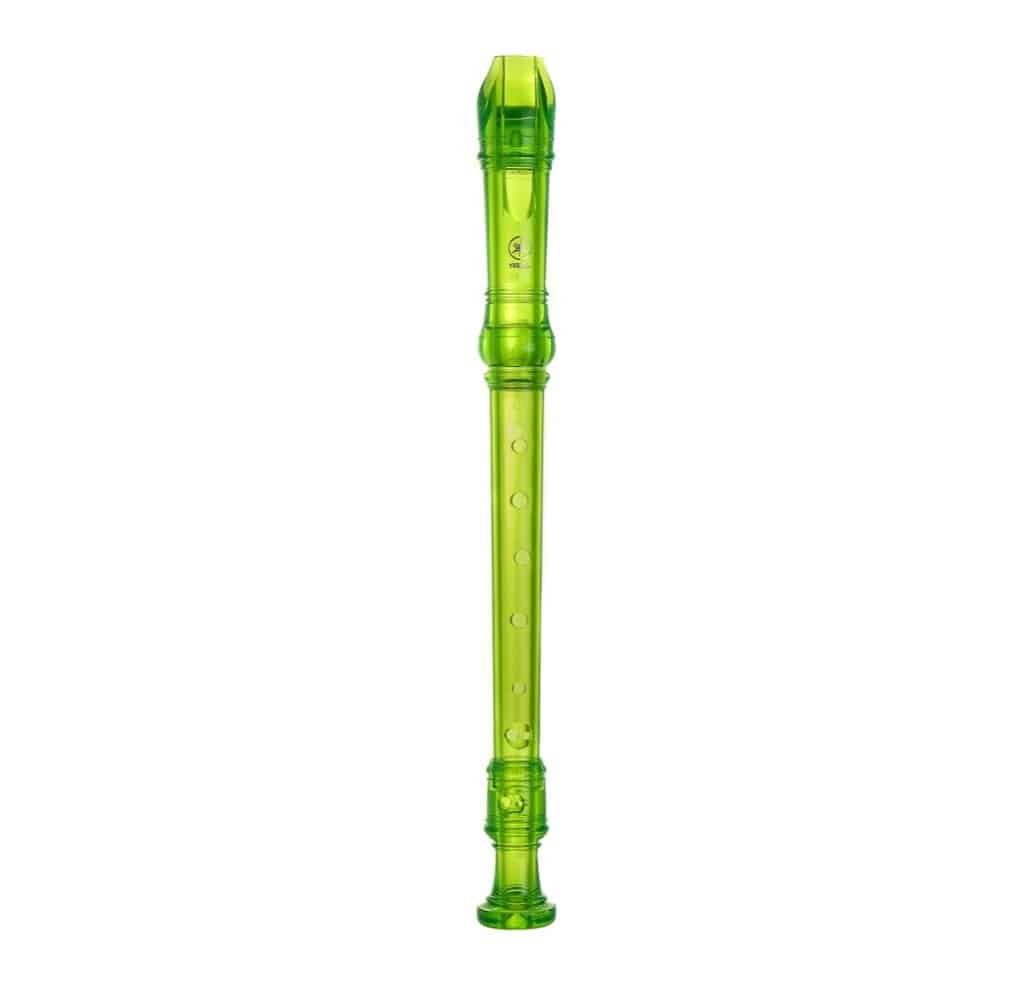 Flauta Dulce Soprano Digitacion Alemana Yrs-20Gg Translucent Green - Yamaha