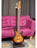 Aria® 313-Jp Tributo Jaco Pastorius Bajo Eléctrico Fretless| Open-Pore Sunburst