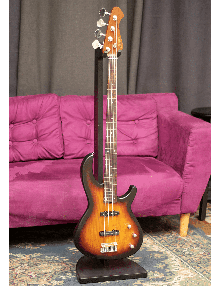 Aria® 313-Jp Tributo Jaco Pastorius Bajo Eléctrico Fretless| Open-Pore Sunburst
