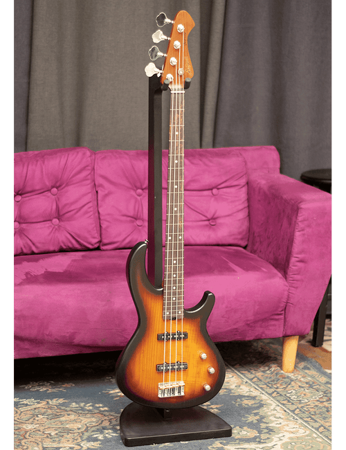 Aria® 313-Jp Tributo Jaco Pastorius Bajo Eléctrico Fretless| Open-Pore Sunburst