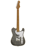 Aria® 615-MK2 Guitarra Eléctrica Nashville Telecaster® Style Flamed | Black Diamond