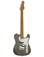 Aria® 615-MK2 Guitarra Eléctrica Nashville Telecaster® Style Flamed | Black Diamond