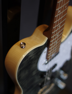 Aria® 615-MK2 Guitarra Eléctrica Nashville Telecaster® Style Flamed | Black Diamond
