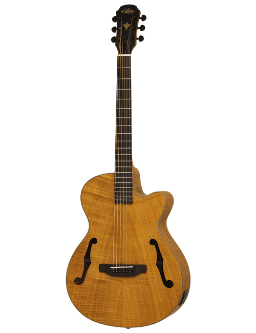 Aria® Fet F2 Guitarra Electroacústica Cutaway Con Funda| Stained Brown