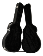 Aria® CG150SA Hard Case Guitarra Semi Hollow 335 Style| Negro