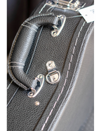 Aria® CG150SA Hard Case Guitarra Semi Hollow 335 Style| Negro