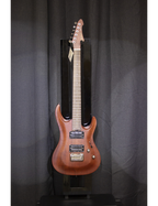 Aria® MAC-DLX Guitarra Eléctrica 24F Tremolo Super Strato® | Stained Brown