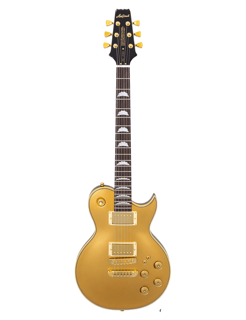 Aria® Pe-F80 Guitarra Eléctrica Genuine "Pe" Pedigree Edición Limitada | Gold Top