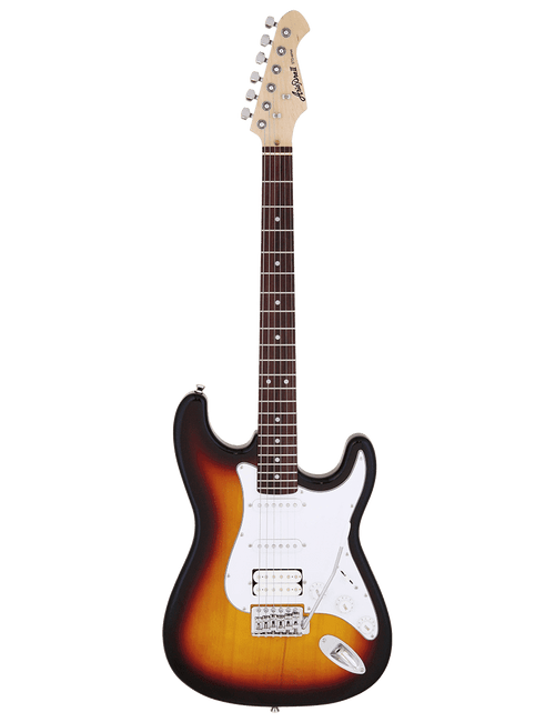 Aria Pro Ii Guitarra Eléctrica Stg-004 Hss Tremolo Stratocaster Style | Color: 3 Tone Sunburst