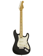Aria® STG-57 Guitarra Eléctrica SSS Tremolo Stratocaster® Style | Black