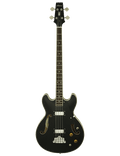 Aria® Tab-Class Bajo Eléctrico Semi-Hollow Con Funda| Black