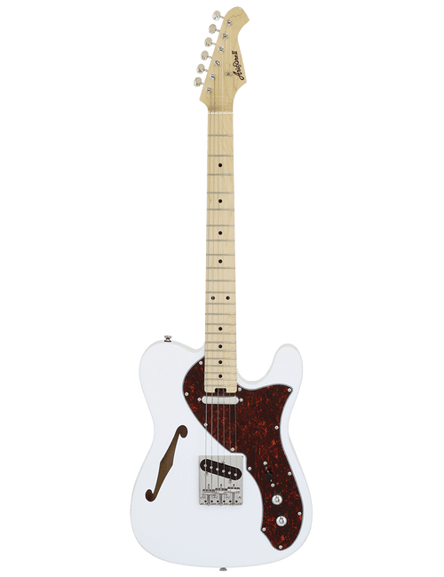 Aria Pro Ii Guitarra Eléctrica Semi-Hollow Teg-Tl Telecaster Style | Color: White
