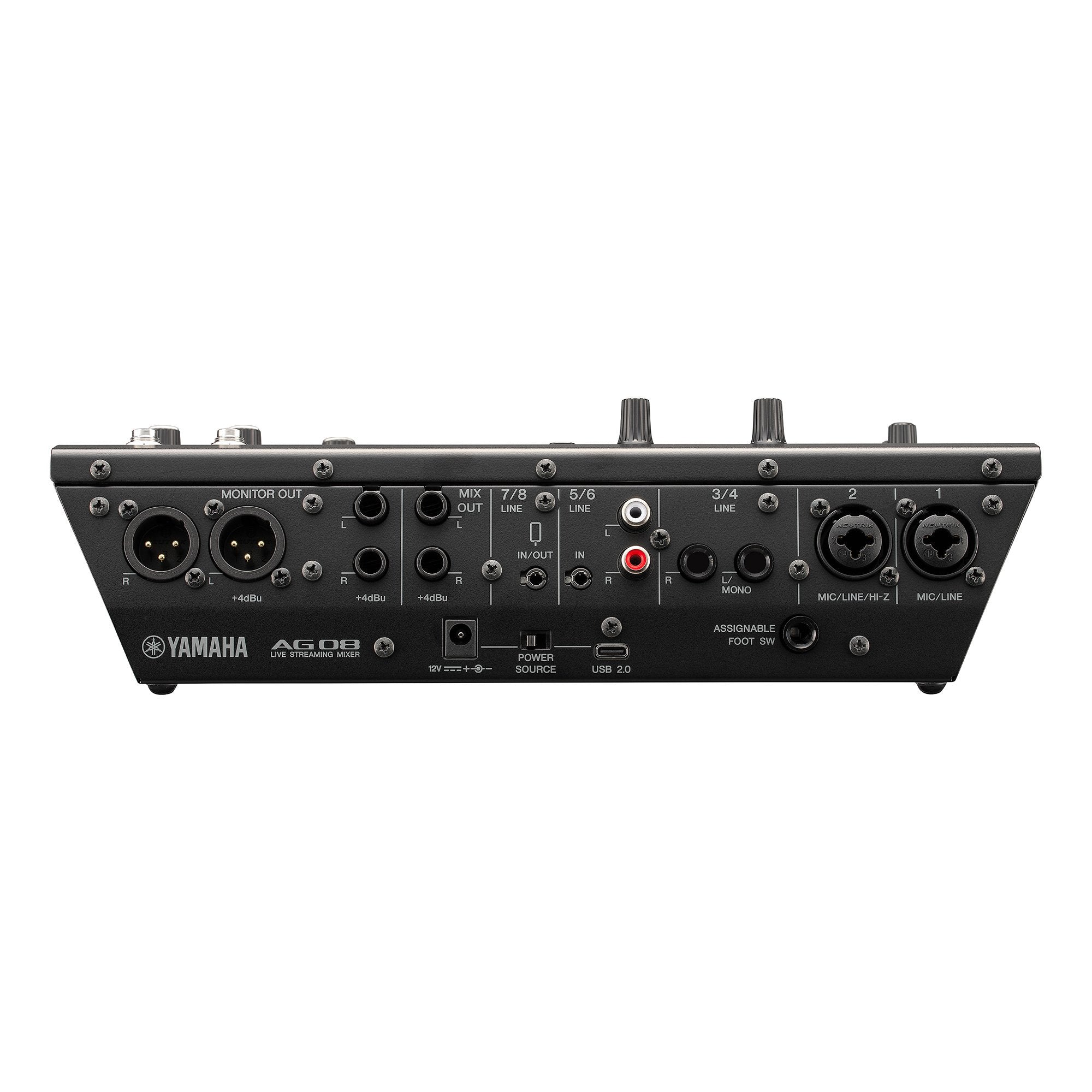 Mezclador de Transmisión en Vivo AG08 Black - Yamaha