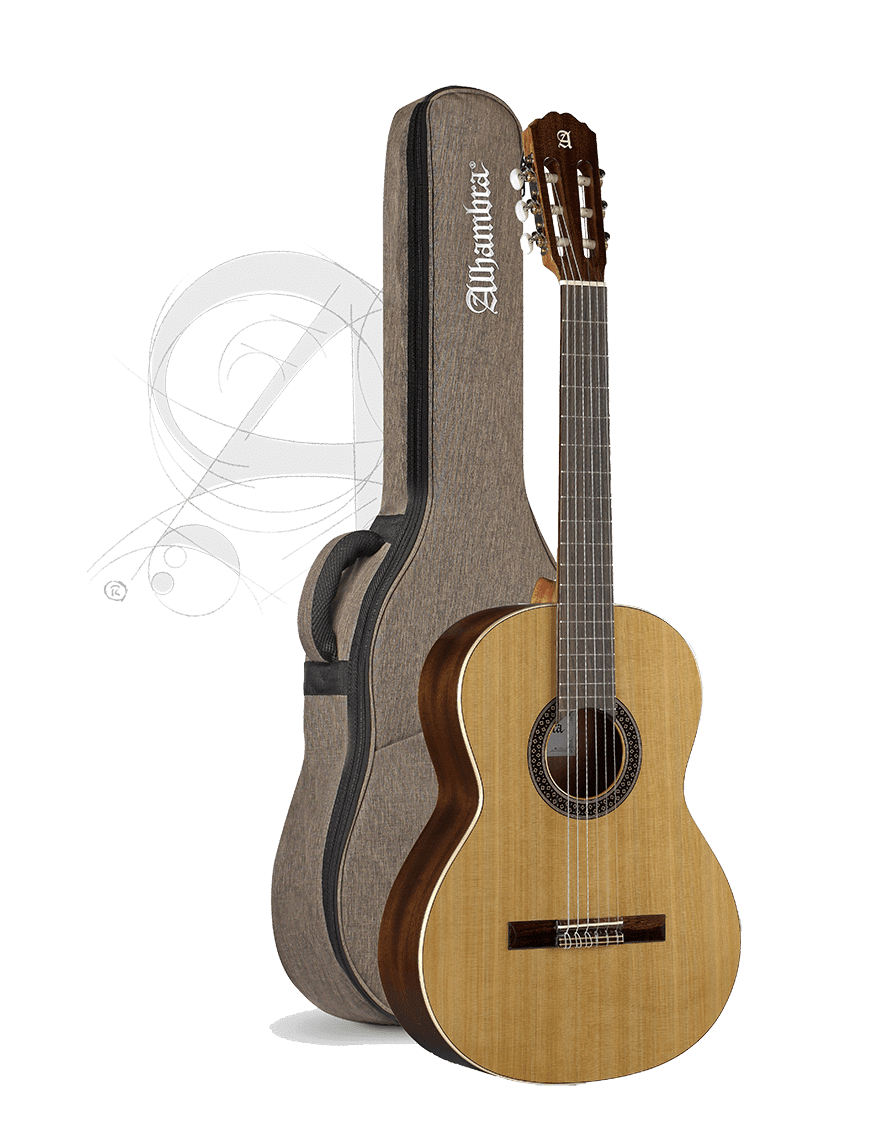 Alhambra Guitarra Clásica Estudio 1c Ht Funda 9730