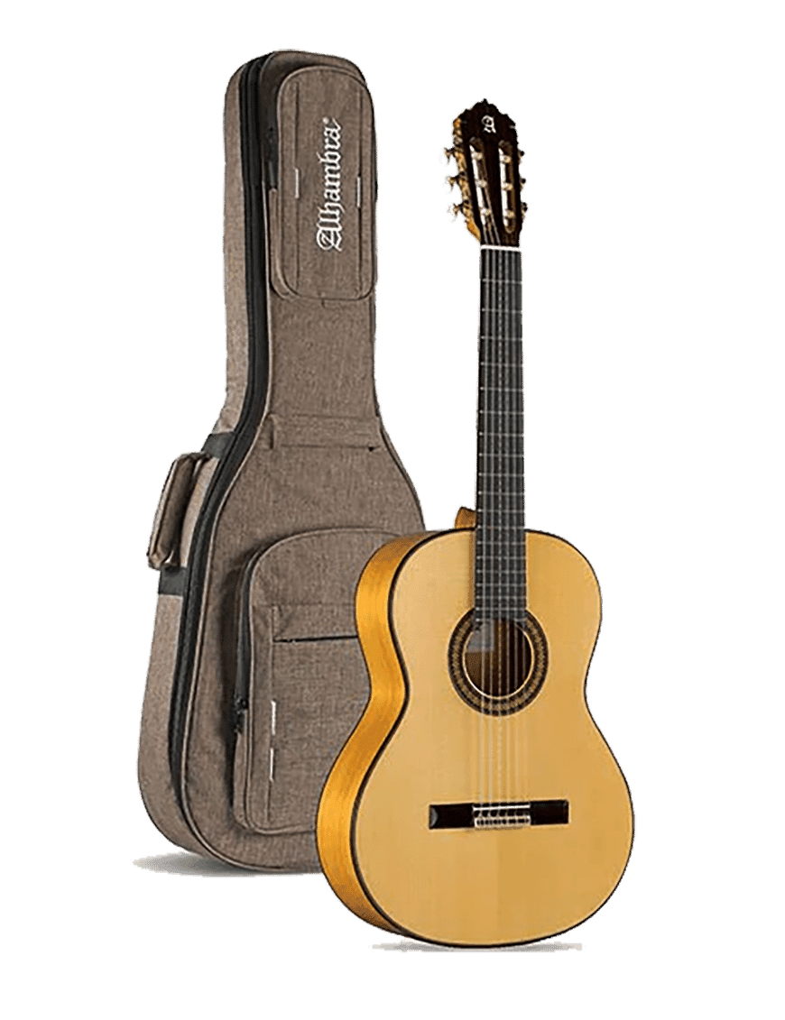 Alhambra® 7fc Guitarra Flamenca Conservatorio Con Golpeador Funda