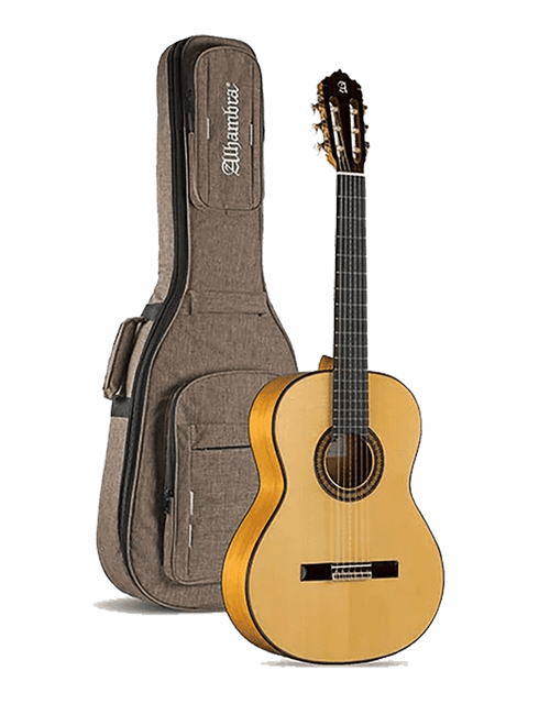 Alhambra® 7fc Guitarra Flamenca Conservatorio Con Golpeador Funda