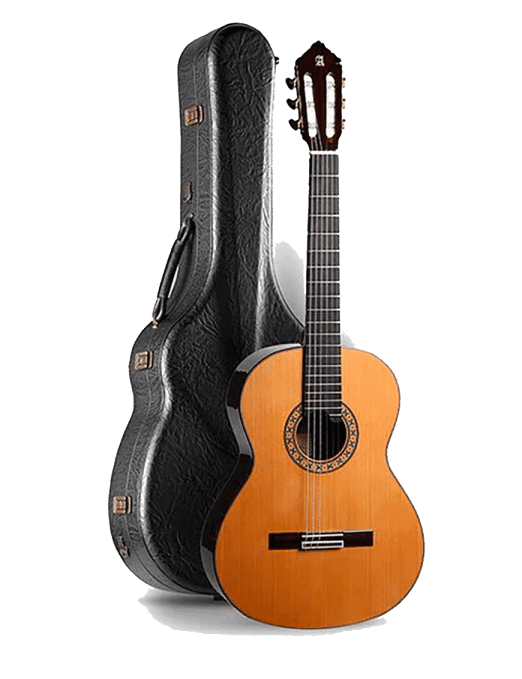 Alhambra® 10 Premier Guitarra Clásica Concierto Natural Con Case